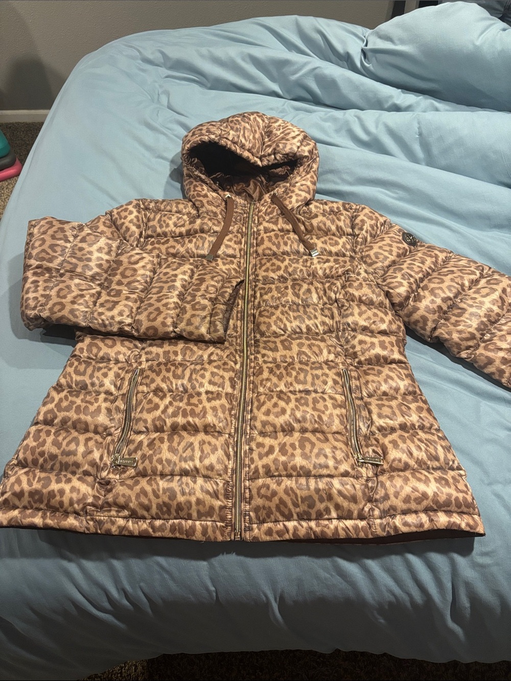 Calvin Klein Leopard Puffer
